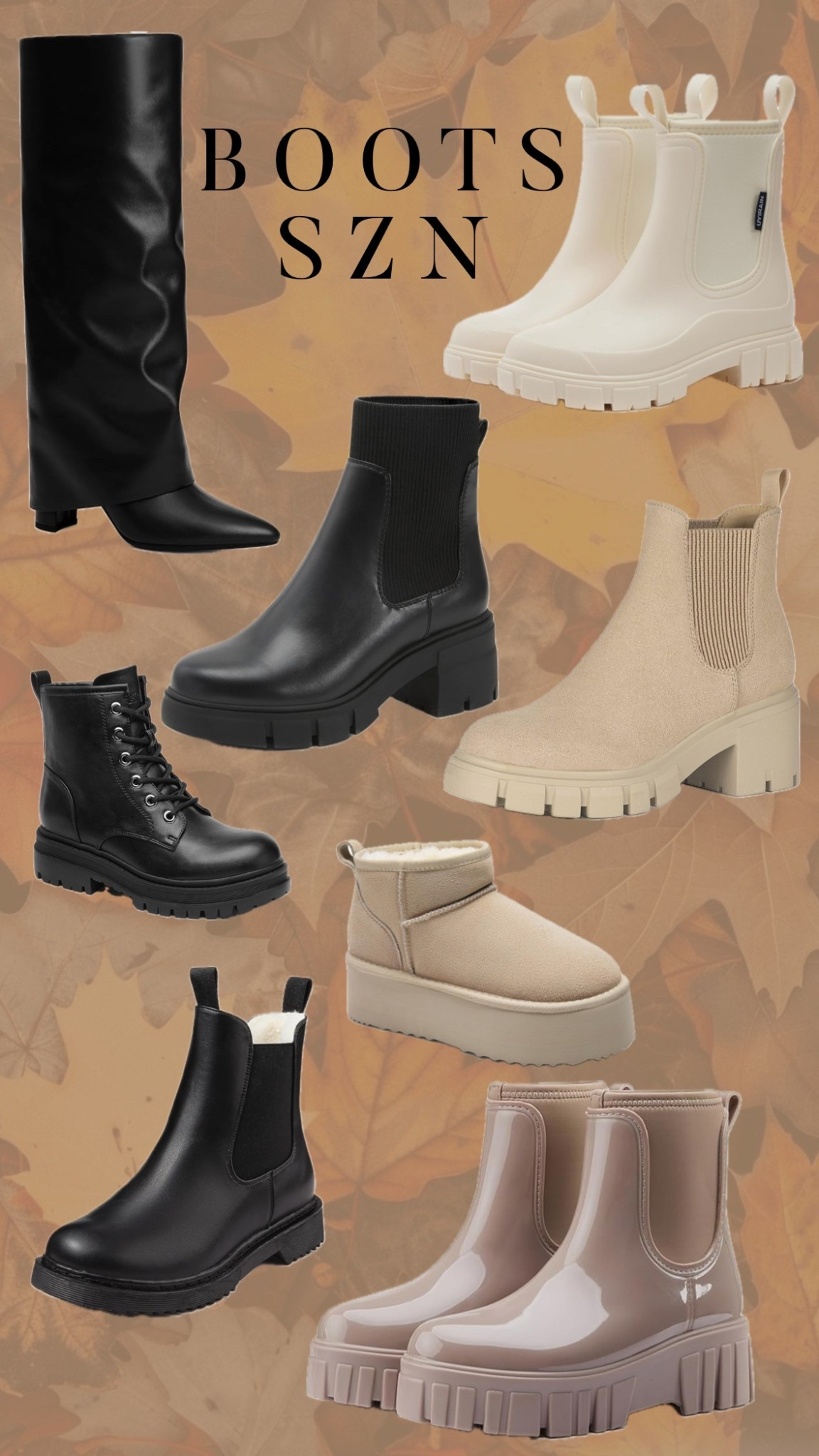 The most wonderful time of year- boot season🖤🫶🏻🙌🏻
Fall boots, winter boots, doop, booties, fall fashion

#LTKFindsUnder50 #LTKSeasonal #LTKNYFW