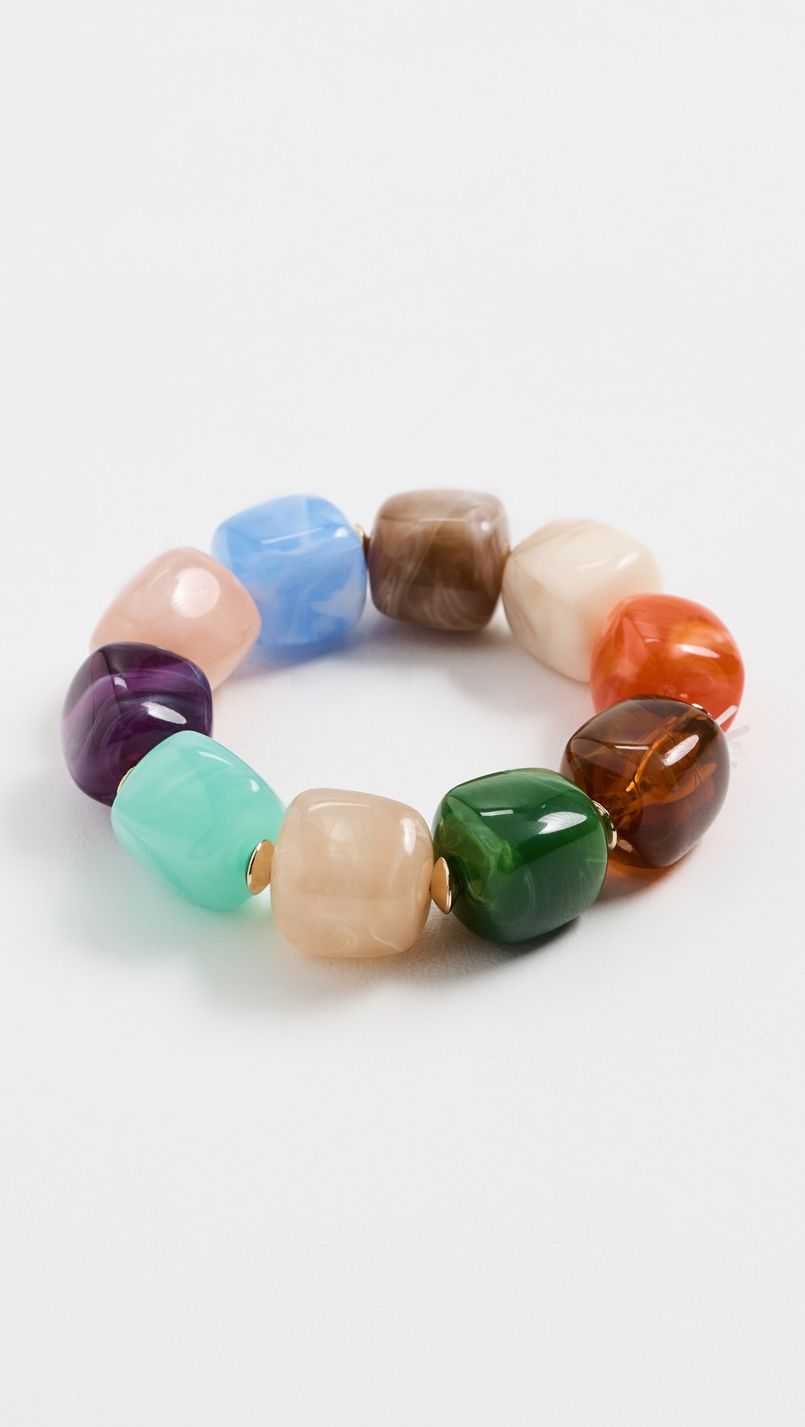 By Adina Eden Beaded Bracelet Brown One Size | Shopbop