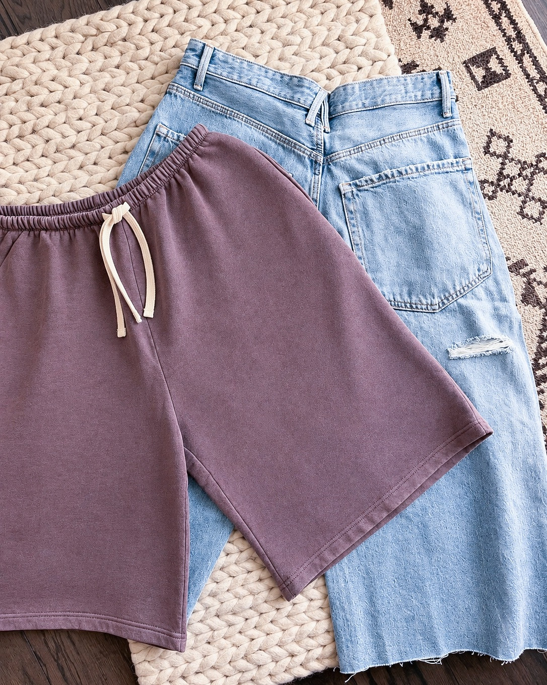 Current obsession: long shorts. I grabbed both this washed dirty mauve pair + these ridiculously good distressed denim jorts. A little oversized, a little unexpected & exactly how I want to wear shorts heading into fall. Love them with a fitted tee, oversized sweater or sneakers + clogs.

Zara shorts - Zara Bermuda shorts - Zara denim shorts - denim jorts - long denim shorts - baggy denim shorts - distressed denim - oversized shorts - washed drawstring shorts - dirty mauve - relaxed fit shorts - knee length shorts - casual fall outfit - fall transition outfit - transitional style - casual street style - everyday outfit - cool girl style - fall 2026 fashion - women’s fall outfits - weekend outfit - mom style - sneakers outfit - clog outfit

#LTKU #LTKootd #LTKmomlife