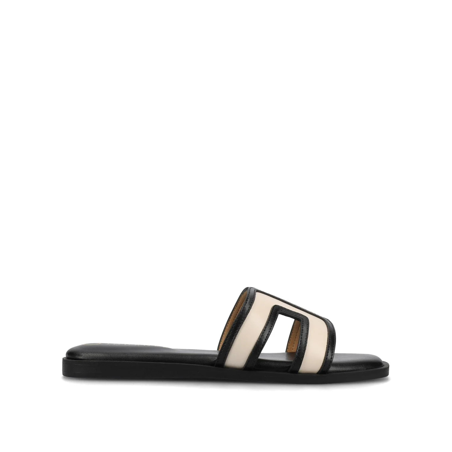 PRIMAH FLAT SANDALS - Bone | Journee Collection