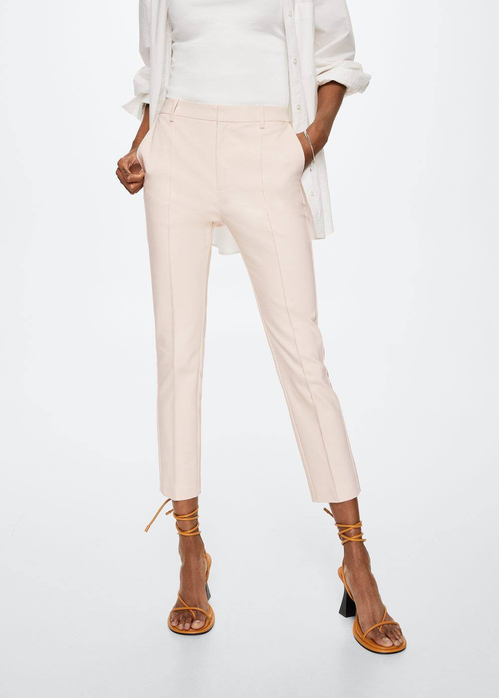 Skinny suit pants -  Women | Mango USA | MANGO (US)