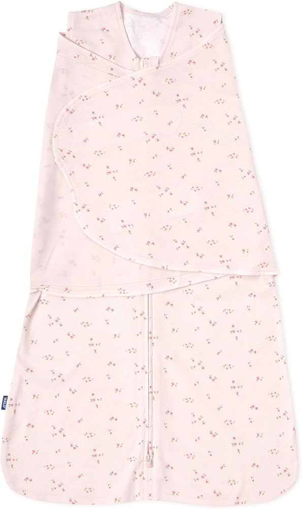 HALO 100% Cotton Sleepsack Swaddle, 3-Way Adjustable Wearable Blanket, TOG 1.5, Pink Floral, Newb... | Amazon (US)