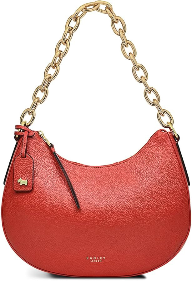 RADLEY London Bliss Crescent - Women's Leather Shoulder Bag - Medium Size Purse - Women's Shoulde... | Amazon (US)