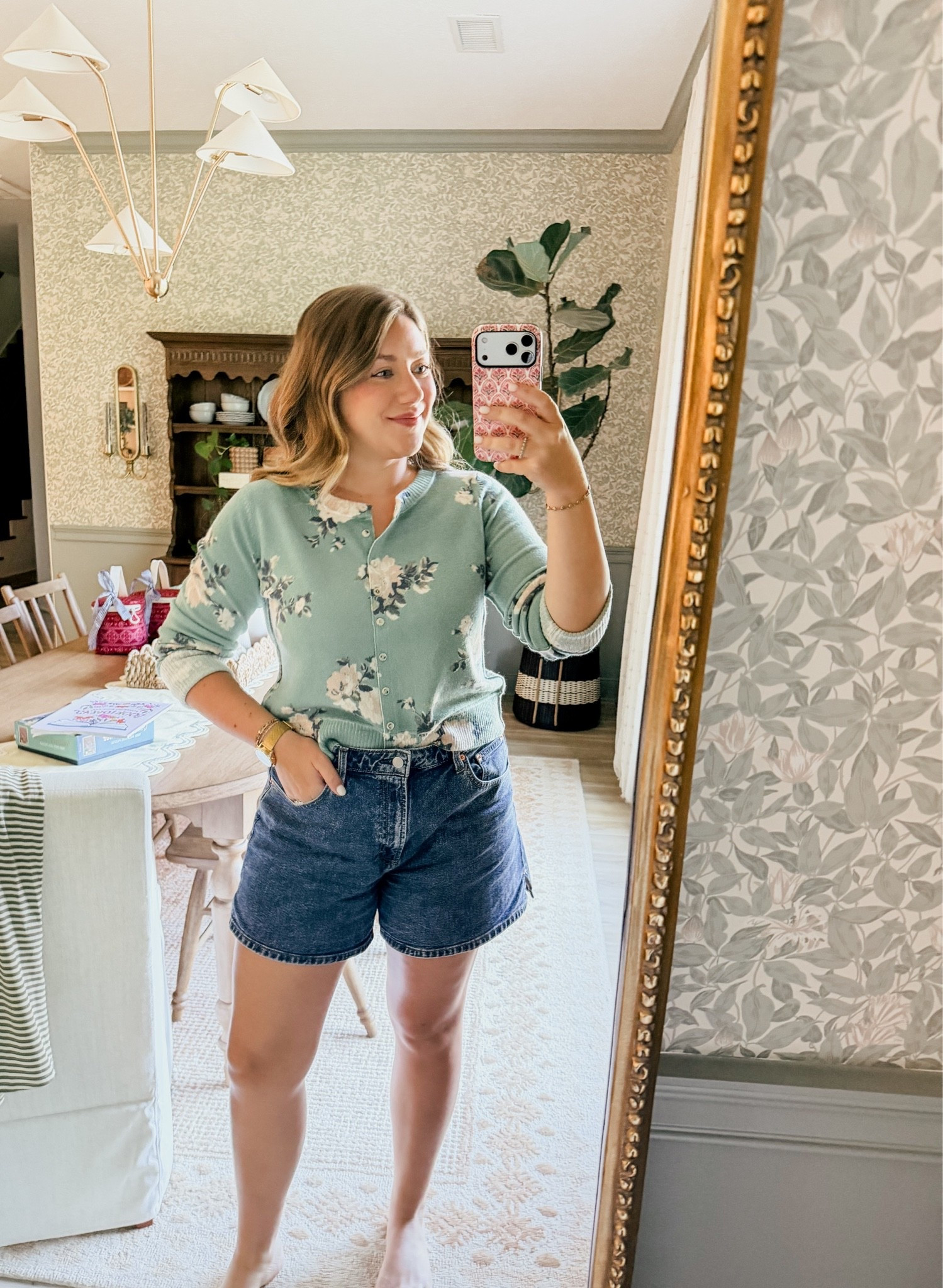 My favorite favorite shorts! Loving this cardigan and comes in several prints 

THEBLOOMINGNEST target free people ootd

#LTKootd #LTKSeasonal