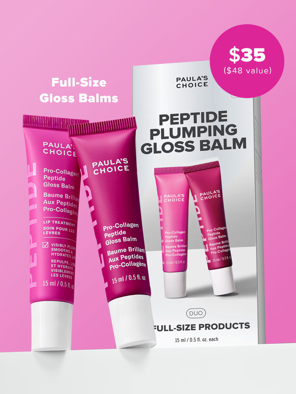 Limited-Edition Peptide Plumping Lip Duo | Paula's Choice (AU & US)