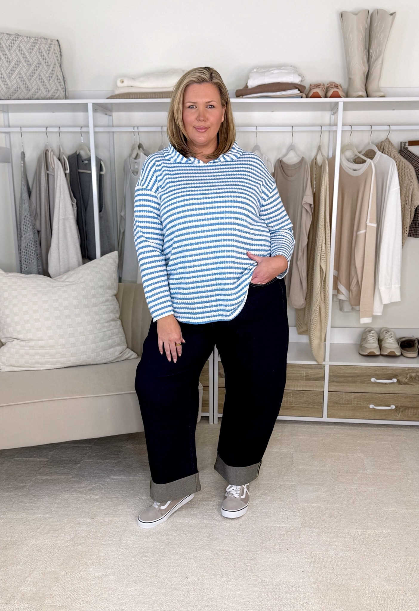 Spanx jeans 2X and Stripe top 18/20

Plus size fashion, everyday outfit ideas, trendy fashion, ootd, comfy casual spring fashion, spring outfit inspo, comfy outfit inspo 

#LTKOver40 #LTKPlusSize #LTKootd