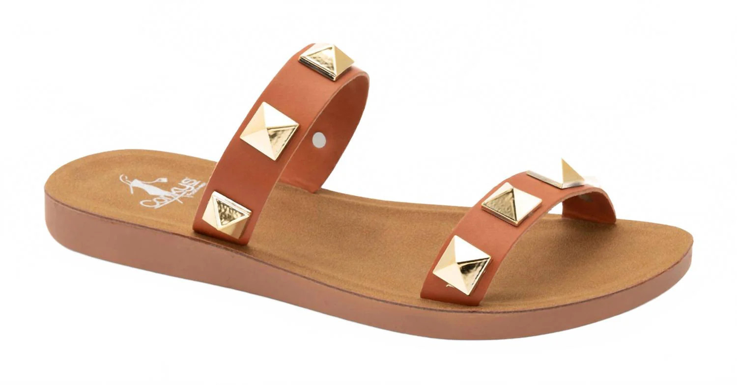 Women's Daiquiri Sandals In Cognac | Shop Simon