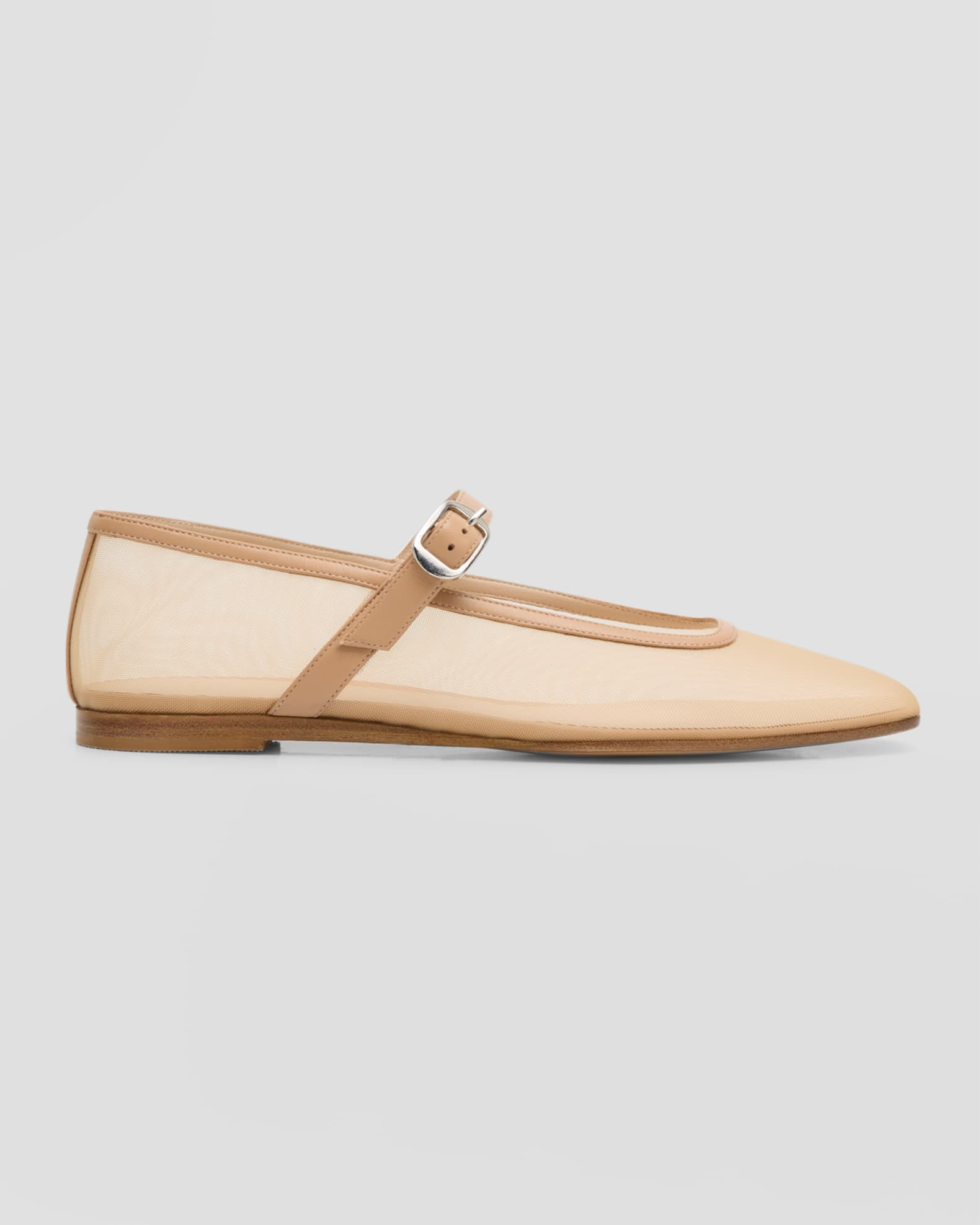 Mesh Mary Jane Ballerina Flats | Neiman Marcus