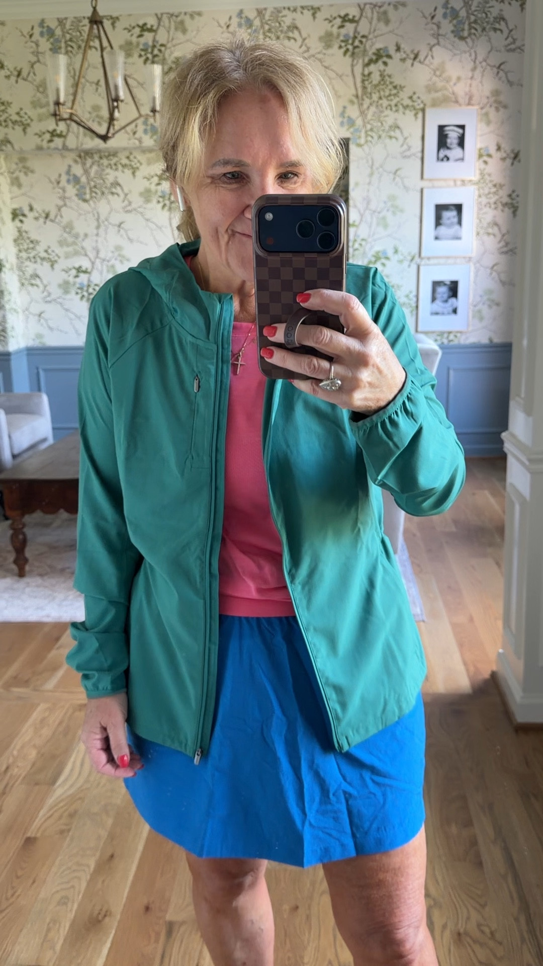 New activewear ready for the warm days! 

Size up in the skort I do have to cinch in the drawstring however, I prefer the larger size for the shorts under underneath.
Size up in the momentum top if you don’t want them super fitted I’m wearing a large
Jacket I’m wearing a medium with a green light white light and I love the new colors

#LTKActive #LTKfitnessgoals #LTKOver40