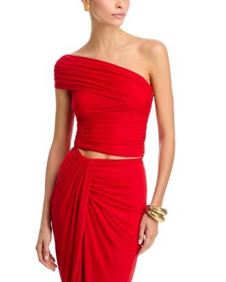 Ronny Kobo Ronny Koho Ranada Ruched One Shoulder Top  | Bloomingdale's Women | Bloomingdale's (US)