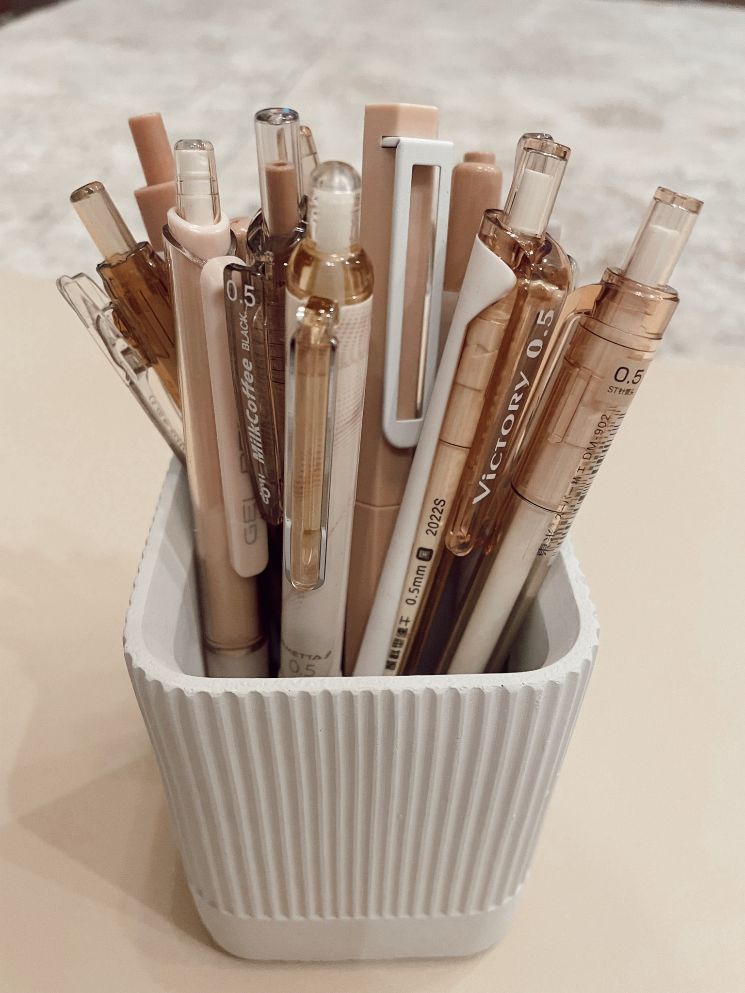 the most aesthetic pen holder & pens!!! perfect for your office or home desk🤍

#LTKSale #LTKSeasonal #LTKhome