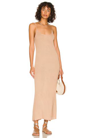 onia Sweater Maxi Dress in Tan from Revolve.com | Revolve Clothing (Global)