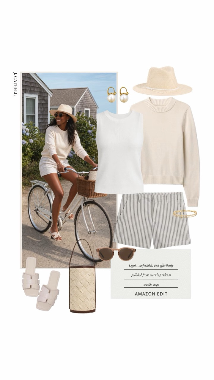 ✨ If your dream aesthetic is equal parts Nancy Meyers, breezy coastal charm, and timeless style, this edit is for you.

From crisp linen separates and classic striped knits to woven accessories and elevated home accents, I've curated my favorite Amazon finds that capture the effortless coastal grandmother look—without the designer price tag.

Whether you're refreshing your wardrobe, styling your home, or both, these chic, versatile pieces will carry you through the season with ease. Tap to shop the entire Coastal Grandmother Amazon Edit in my LTK. 🤍🌊

#LTKStyle #CoastalGrandmother #AmazonFinds #CoastalStyle #NancyMeyersAesthetic #NeutralHome #CapsuleWardrobe #AmazonHome #ClassicStyle #LTKFinds

#LTKootd #LTKSeasonal #LTKOver40