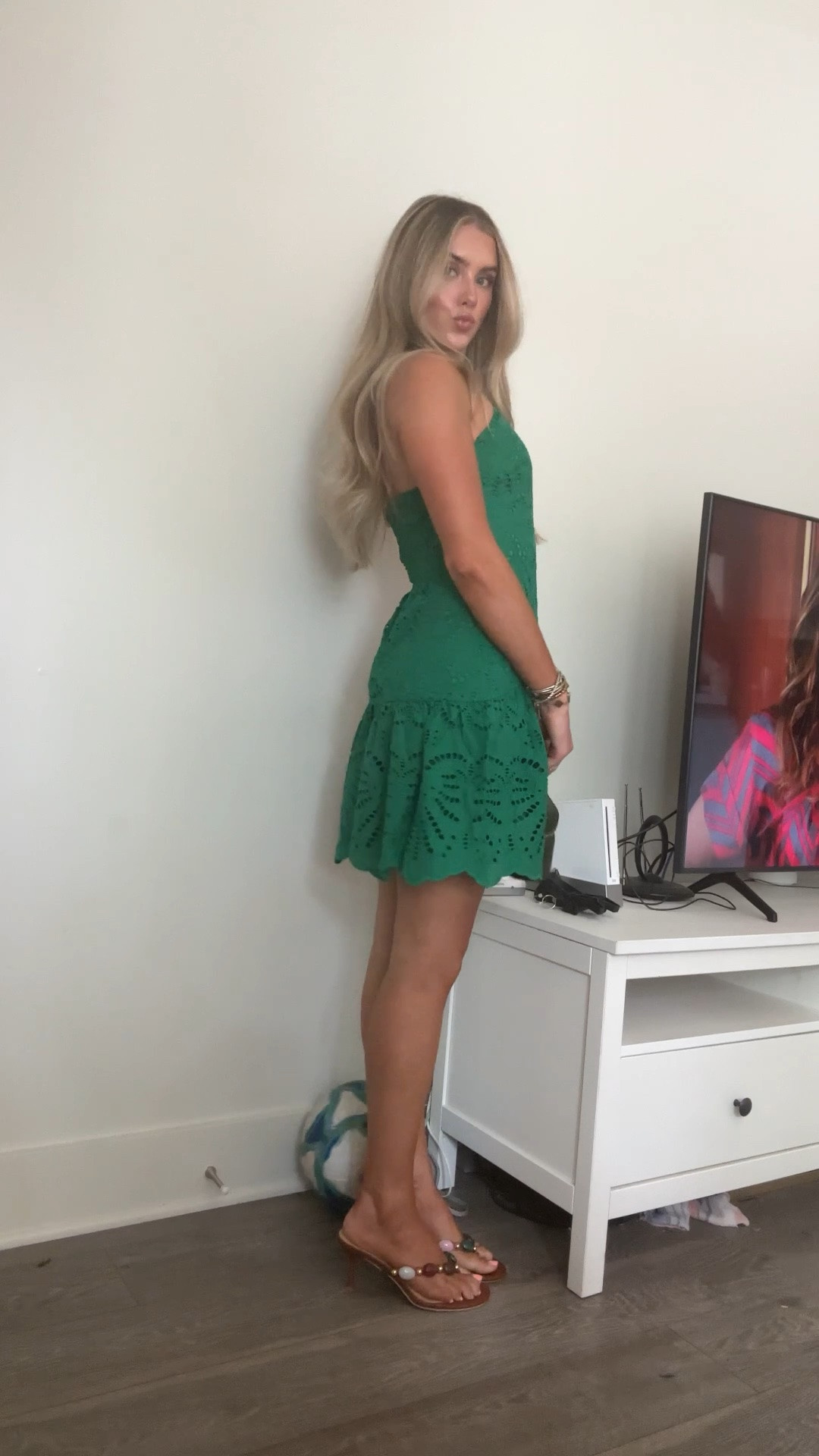 My graduation dress is @Express  size xs and I love the green eyelet paired with my @Vivrelle  YSL bag the code for a discount is SLOANEVOSEN.

#LTKootd #LTKWedding #LTKdayinmylife