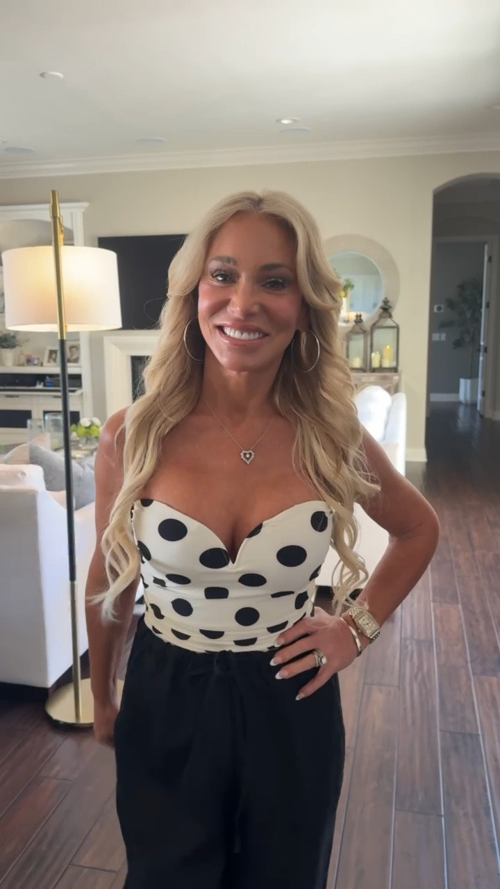 I like all things cute and useful, and this top is one of them. 💖✨

It's actually a swimsuit but can be worn as top because why not? 

#dotted #ootd

#LTKSwim #LTKOver40 #LTKootd