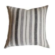 Palmer Woven Stripe Pillow Cover | Danielle Oakey Interiors INC