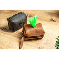 Personalized Dog Poop Bag Holder, Dog Waste Dispenser, Leather Pouch, Custom Bag, Dog Holder | Etsy (US)