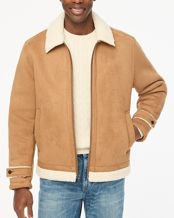 Sherpa bomber jacket | J.Crew Factory