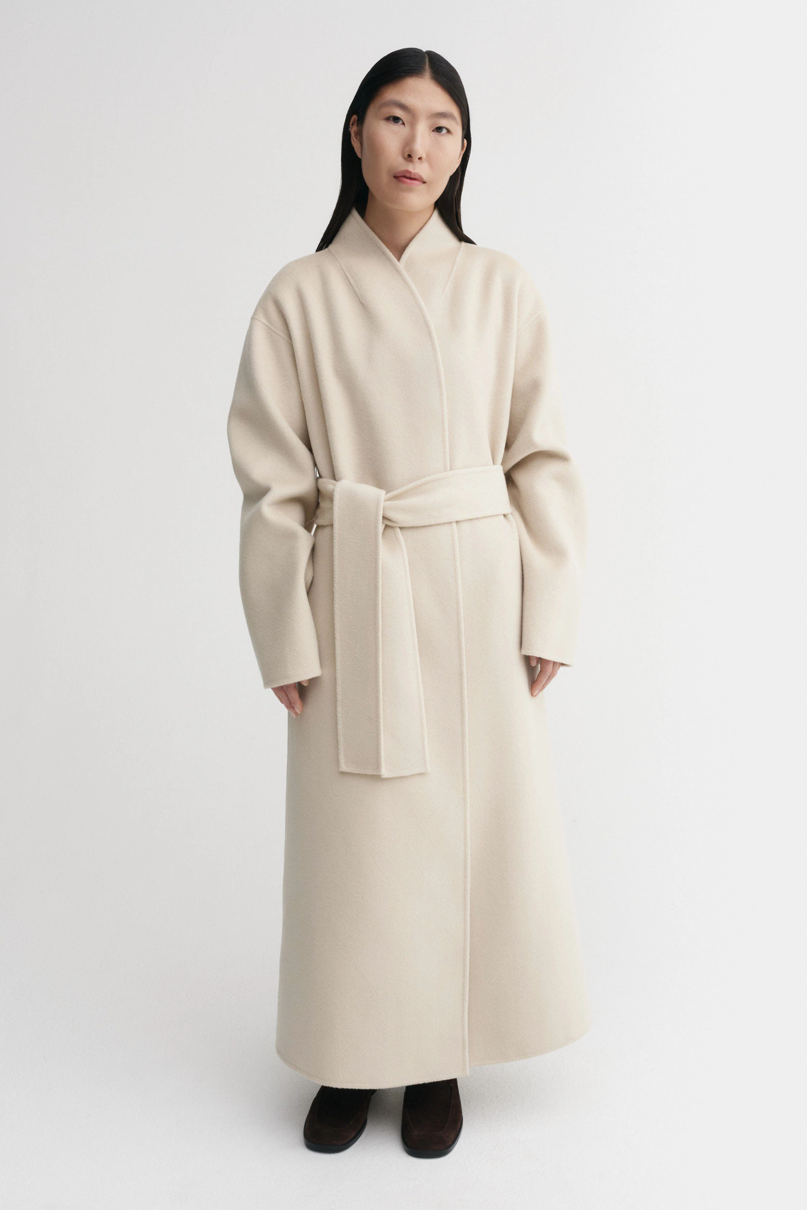 Mara Doublé Coat, vanilla | Almada Label
