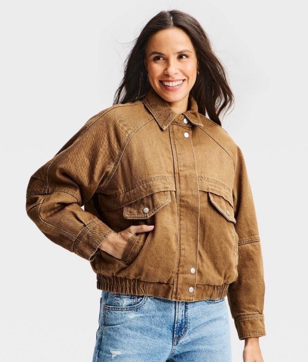 Obsessed with this jacket! It’s finally back!