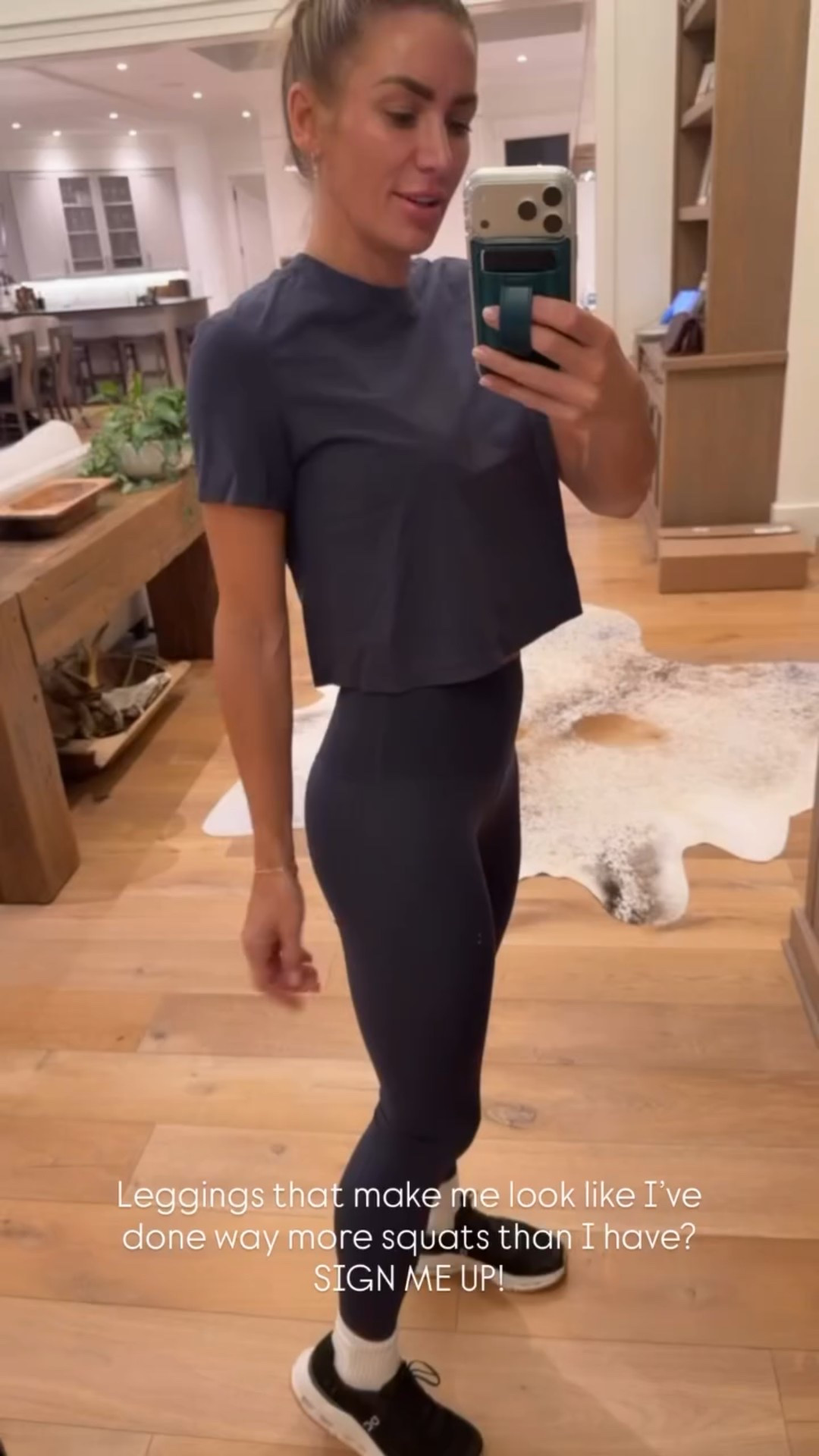 Leggings that make me look like I’ve done way more squats than I have? SIGN ME UP!

Wearing a small top & bottom!