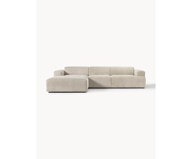 Cord-Ecksofa Melva (4-Sitzer) | Westwing EU