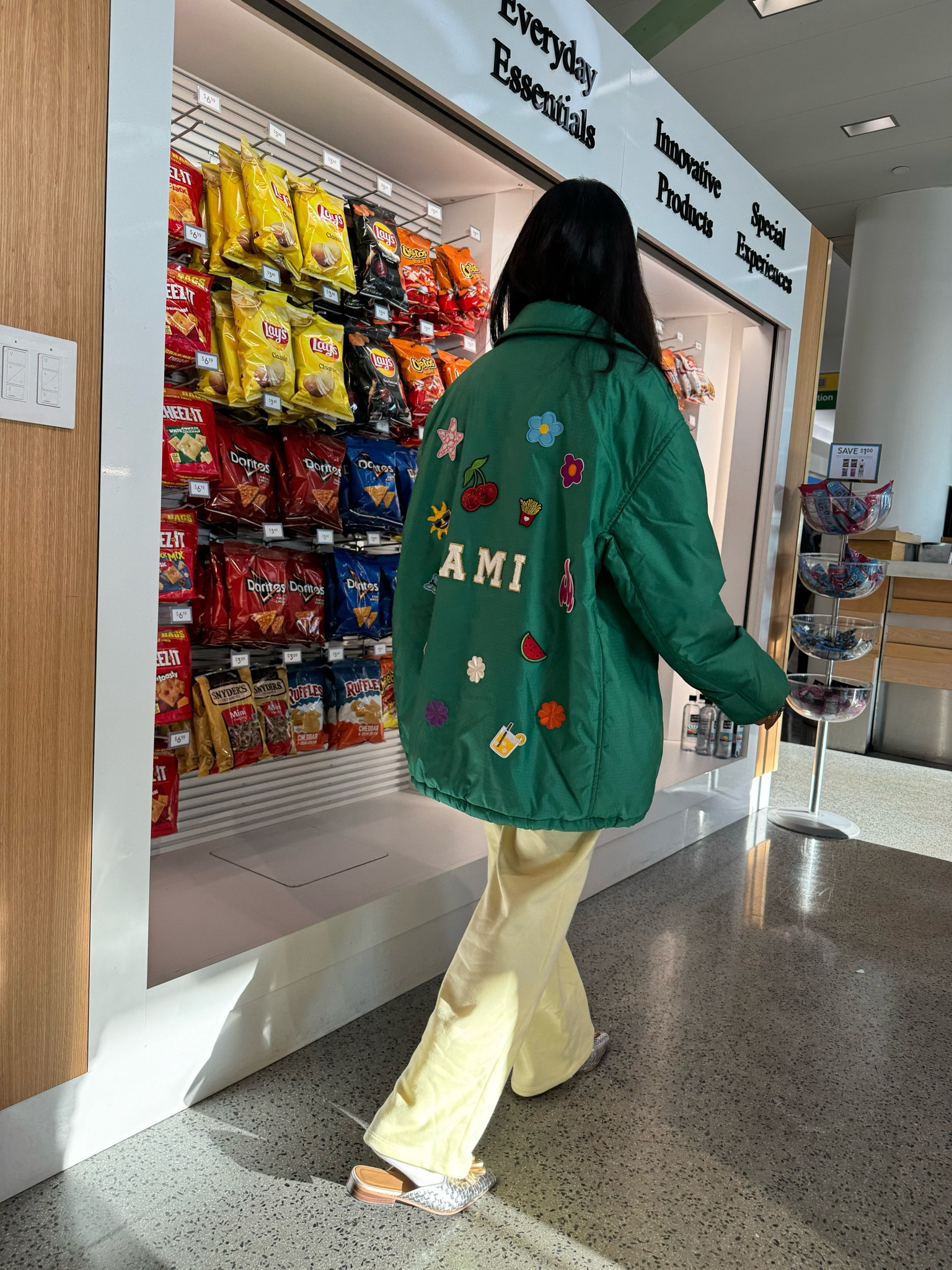 AIRPORT OUTFIT - the sweatset is from target and jacket is aritzia (added patches on it by myself) wearing size M in jacket 

#LTKfindsunder50 #LTKtravel