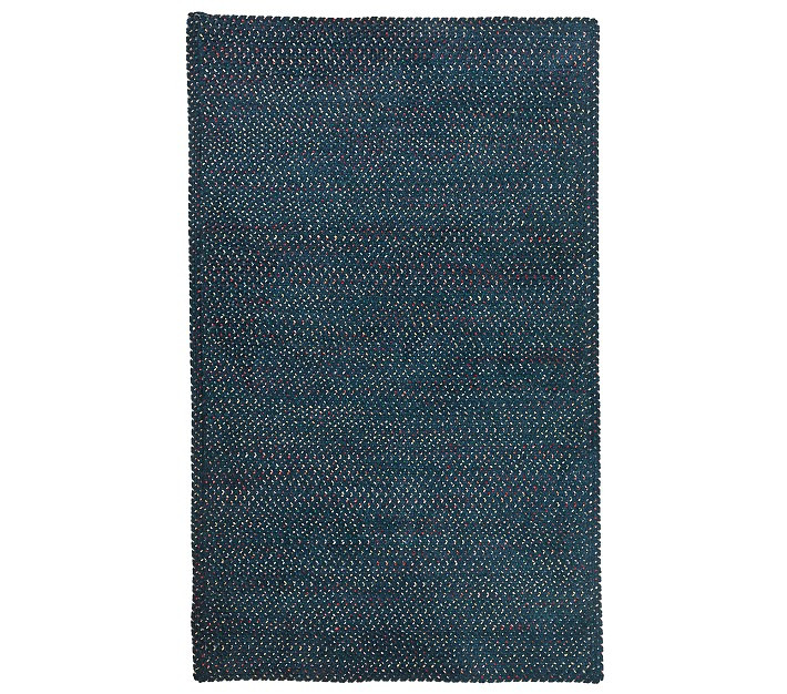Confetti Braided Reversible Easy Clean Rug, Rectangle | Pottery Barn Kids