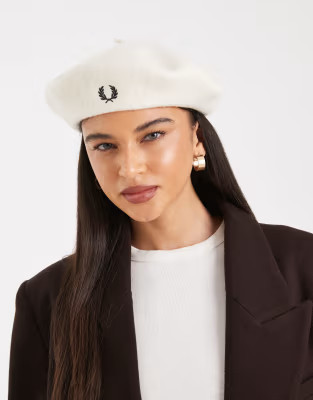 Fred Perry beret in white | ASOS (Global)