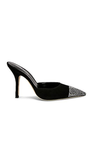 Paris Texas Holly Cherry 95 Mule in Black | FWRD | FWRD 