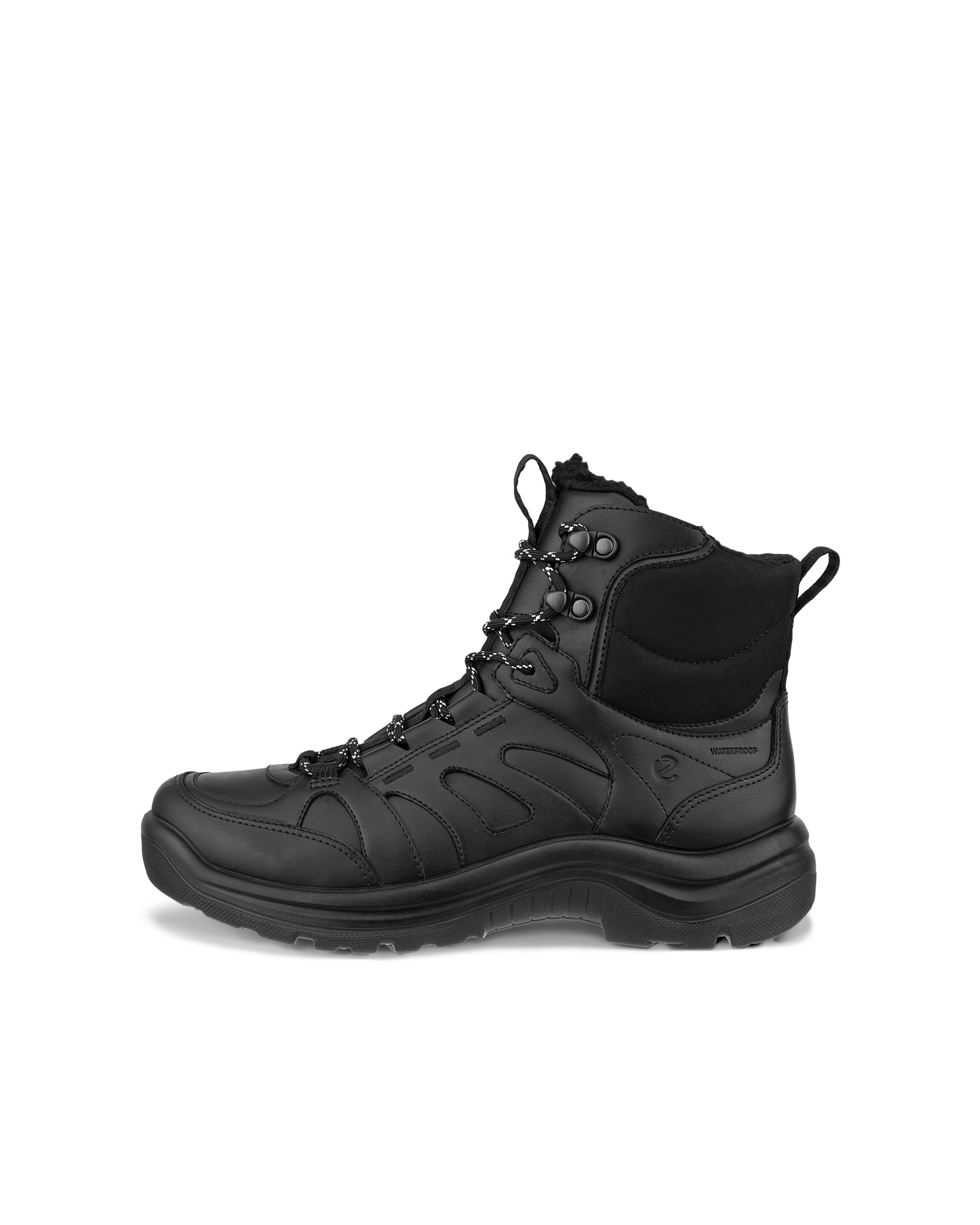Women's ECCO® Offroad Leather Waterproof Mid-Cut Outdoor Boot | Black | ECCO (US)