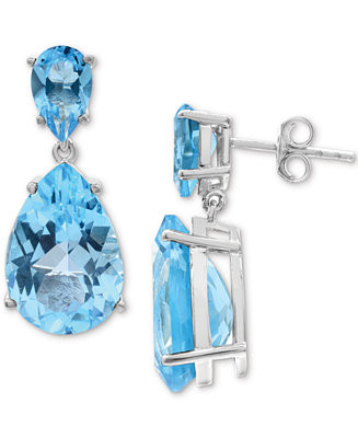 Women's Drop Earrings in Sterling Silver | Macy's