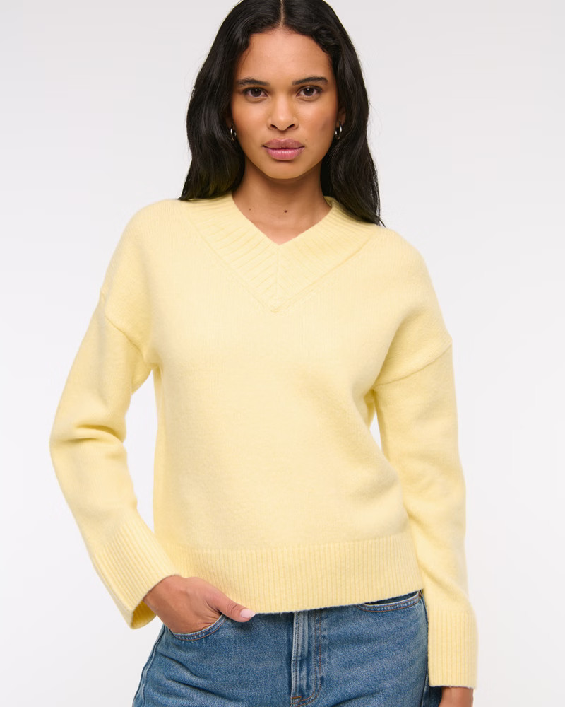 High V-Neck Sweater | Abercrombie & Fitch (US)