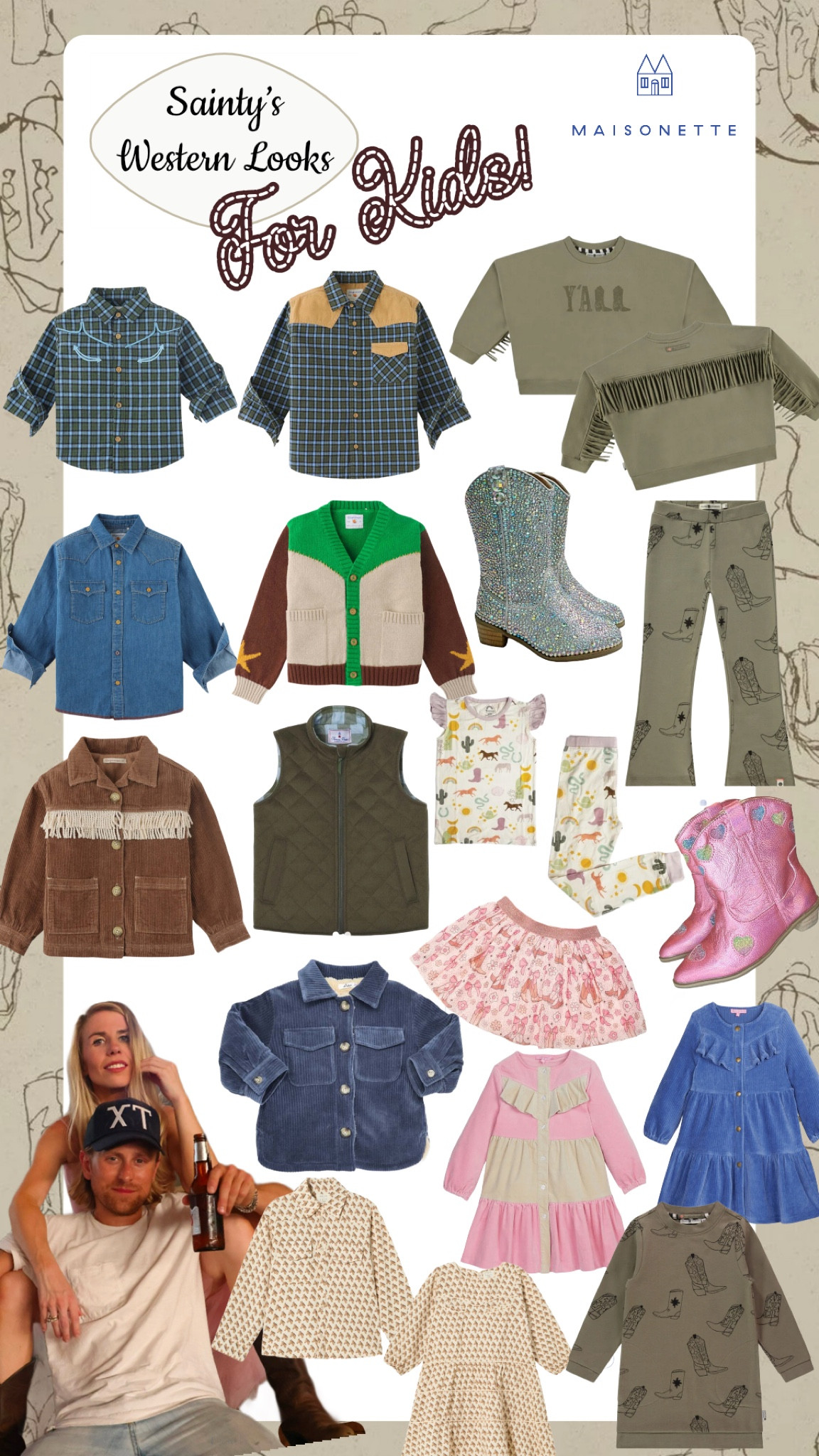 Kid’s Western Looks from #Maisonette! 

Code: New10

#LTKBaby #LTKStyleTip #LTKItBag