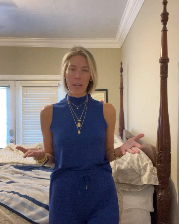 Air Essentials Travel Suit for Less. Spanx Lounge set dupe. Fourth of July style. Red white and blue outfit ideas. 

Set from Amazon. Wearing size medium. Fits TTS. Curvy and busty? Size up for more relaxed fit. Available for overnight and one day shipping on Amazon Prime. So many colors and size options to choose from  

#LTKStyleTip #LTKOver40 #LTKVideo