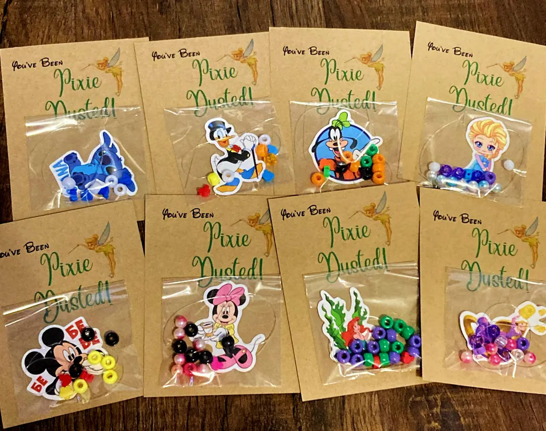 Fish Extender Build-a-bracelet Kit Disney DIY Gifts Cruise Pixie Dust DCL Mickey Friendship Craft... | Etsy (US)