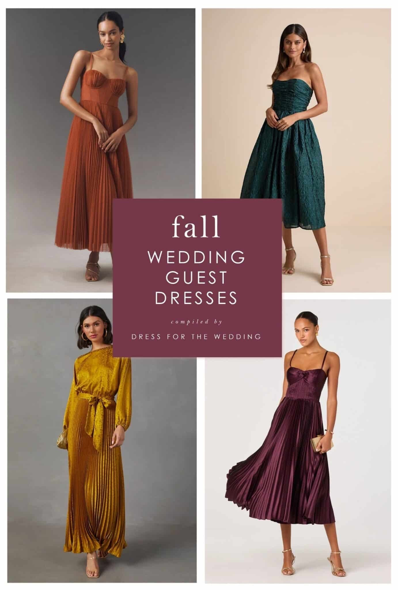 Fall dresses for wedding guest dresses 🍁
Semi formal and formal fall dresses for fall wedding season 
Midi dresses and maxes dresses for wedding guests

#LTKootd #LTKgrwm #LTKWedding