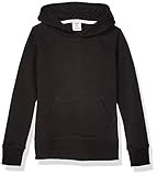 Amazon Essentials Girls' Pullover Hoodie Sweatshirt, Black, XX-Large | Amazon (US)