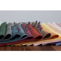 Linen Cloth Napkins. Set Of 2 Modern European Washed Pink Napkins For Wedding Set | Etsy (US)