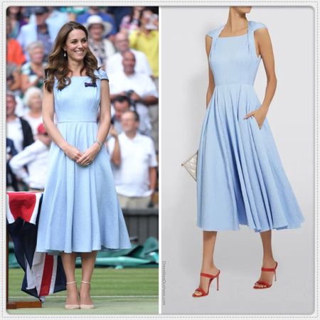 Kate Middleton Emilia Wickstead Jordin dress