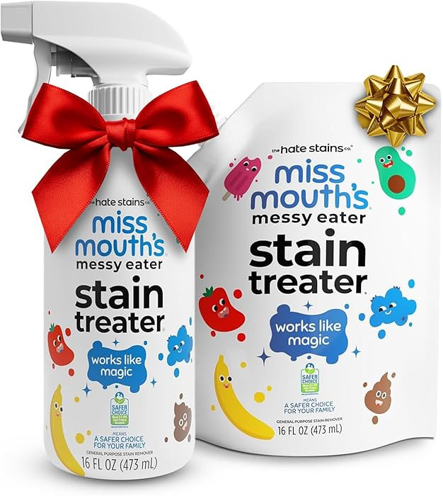 Miss Mouth's Messy Eater Stain Treater - 16oz Spray and 16oz Refill Pouch | Amazon (US)