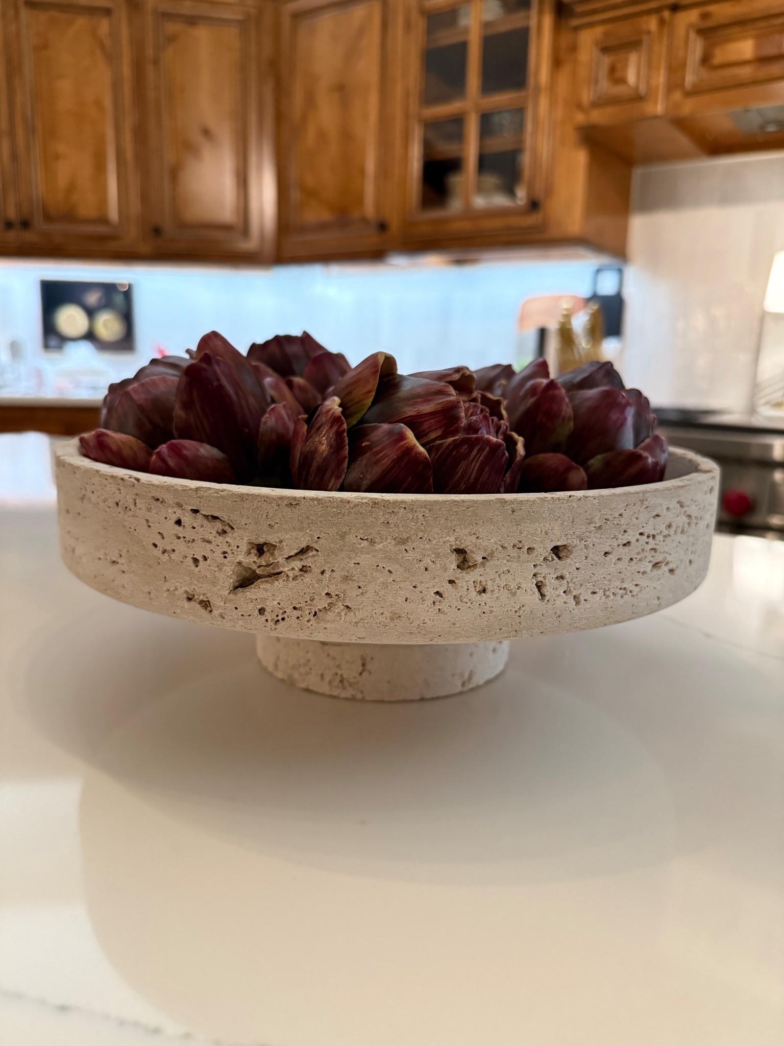 Faux artichokes that legit look real! 