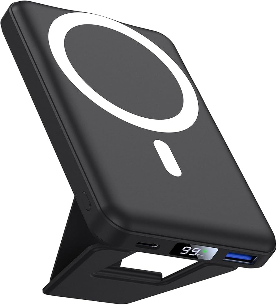 AOGUERBE Inalámbrico Magnético Power Bank 10000mAh, para Magsafe Powerbank Bateria Externa PD 2... | Amazon (ES)