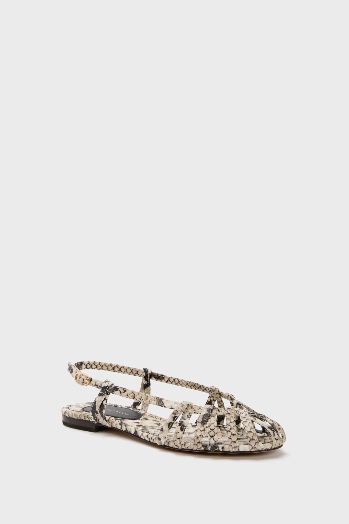 Snakeskin Leather Anabel Sandals | Tuckernuck (US)