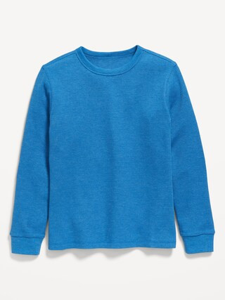 Long-Sleeve Waffle-Knit T-Shirt for Boys | Old Navy (US)