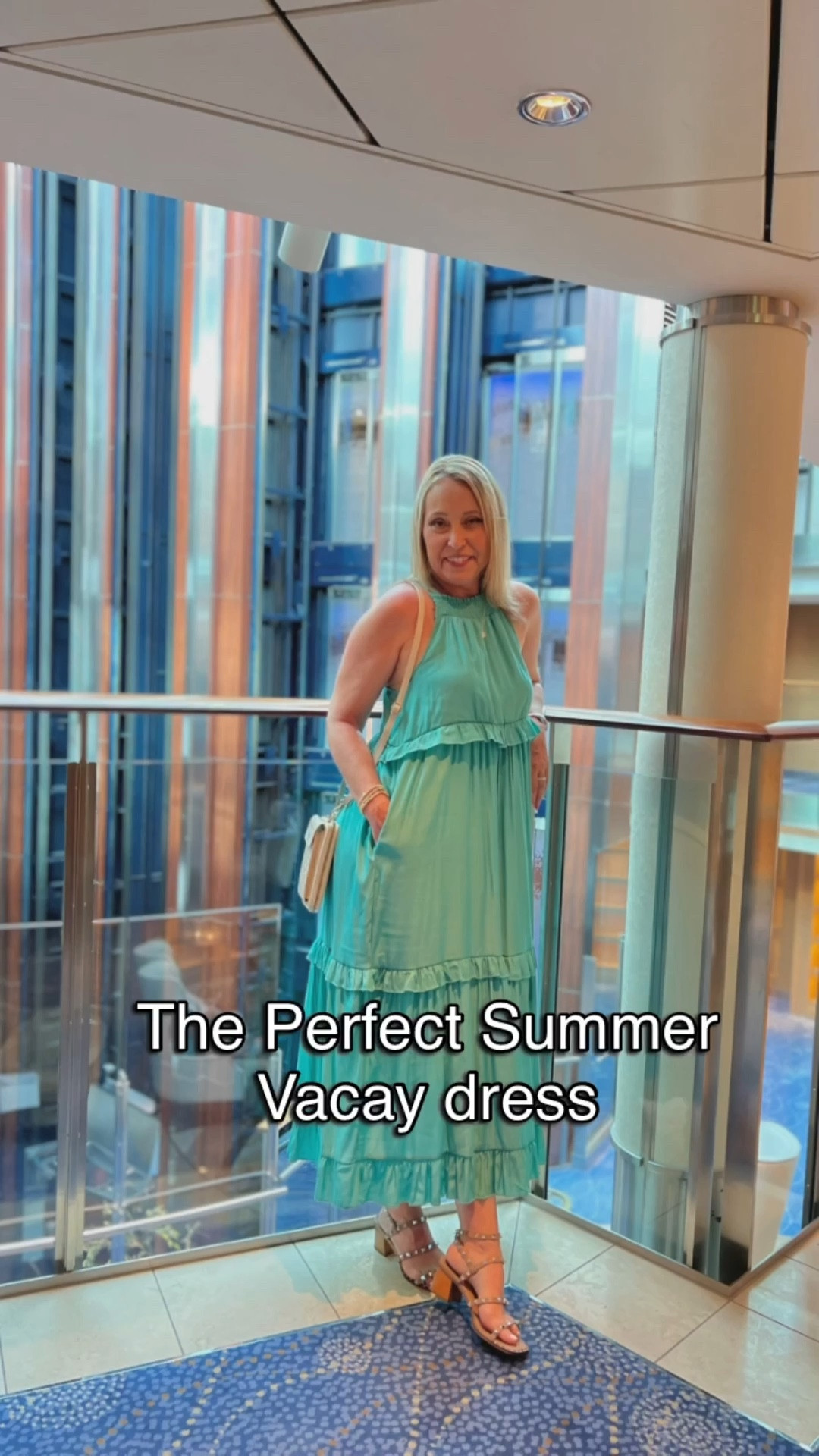 Get ready for the perfect summer vacay dress! Halter style, ruffle maxi, adjustable tie back, pockets, flowy, lots of colors, affordable. An Amazon must have! 

#LTKFindsUnder50 #LTKSeasonal #LTKTravel