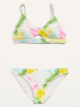 Tie-Dyed Bikini 2-Piece Swim Set for Women | Old Navy (US)