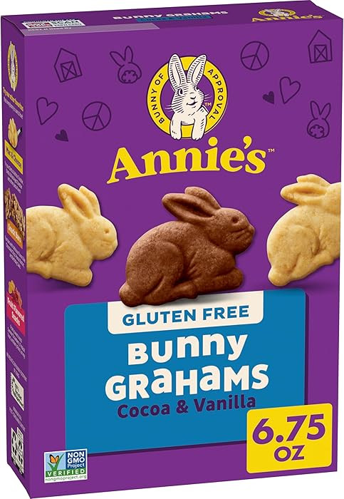 Annie's Gluten Free Cocoa and Vanilla Bunny Cookies, 6.75 oz | Amazon (US)