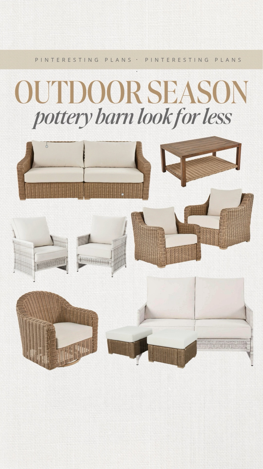 Outdoor season Pottery Barn look for less 🙌🏻🙌🏻￼

#LTKSeasonal #LTKHome