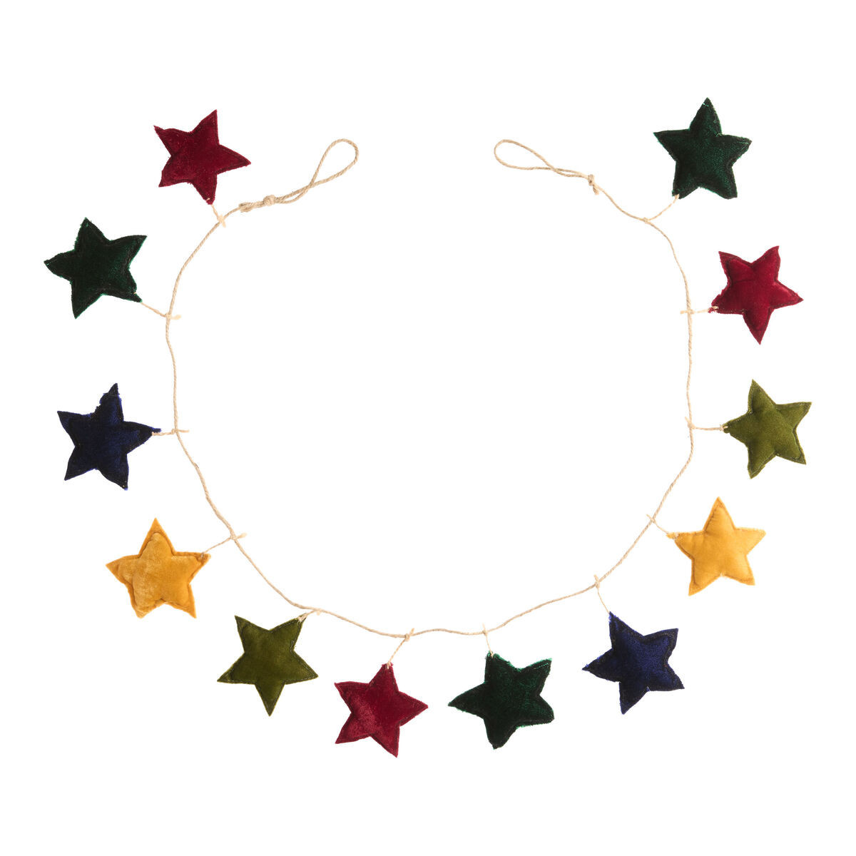 Multicolor Velvet Star Garland by World Market | World Market